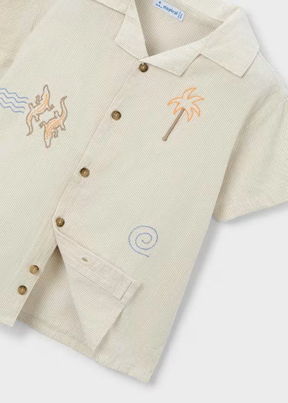 MAYORAL BOYS EMBROIDERED SHIRT