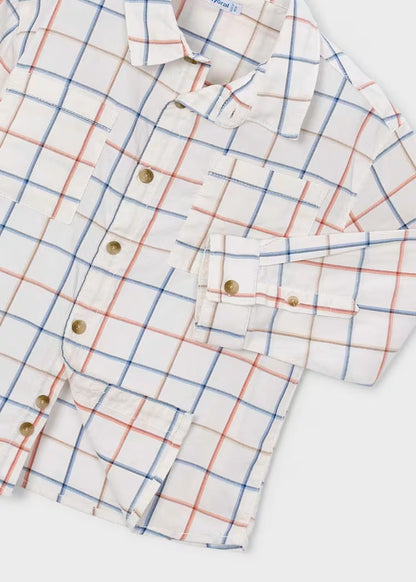 MAYORAL LS CHECK SHIRT