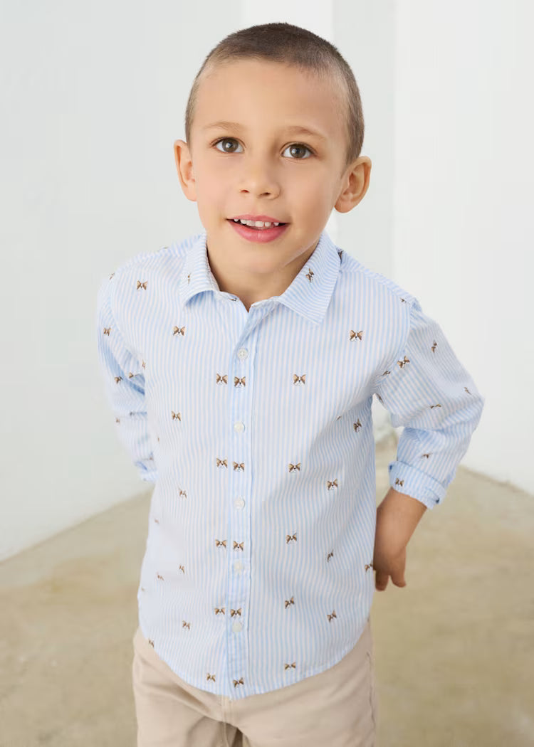MAYORAL KIDS PUPPIES STAMP SHIRT