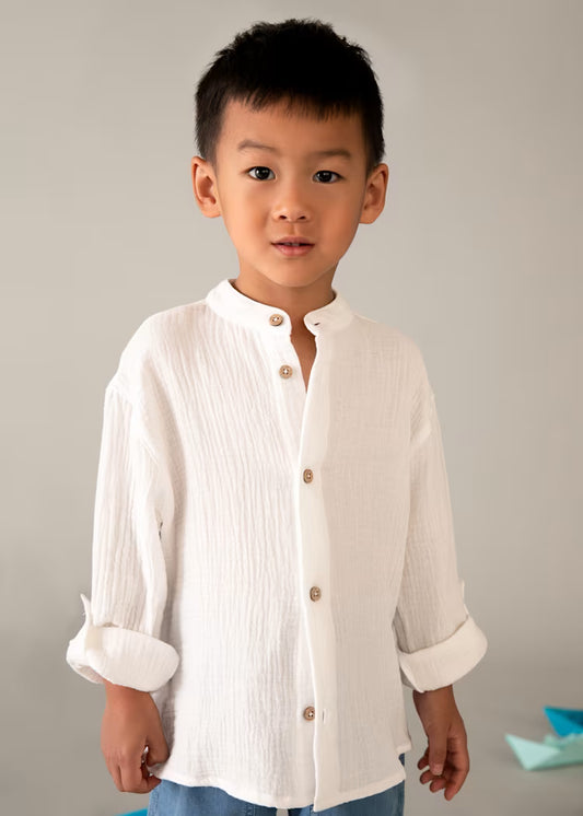 _MAYORAL MAO COLLAR SHIRT