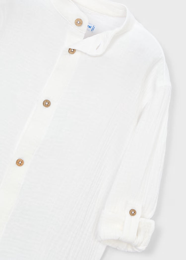 _MAYORAL MAO COLLAR SHIRT