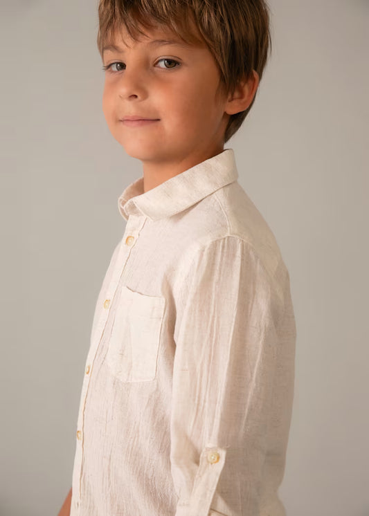MAYORAL BOYS COTTON LINEN SHIRT