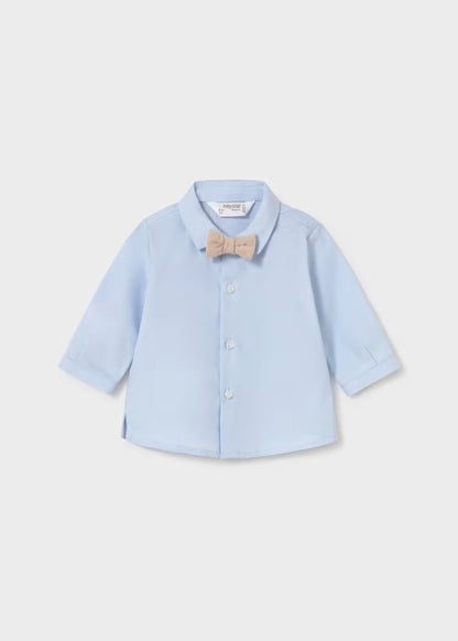MAYORAL KIDS BASIC CORE SHIRT & BOWTIE