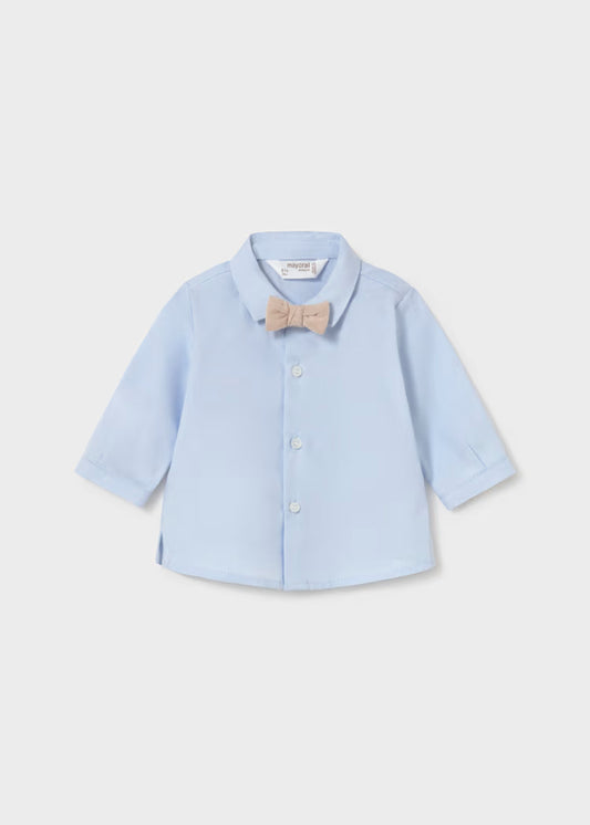 MAYORAL KIDS BASIC CORE SHIRT & BOWTIE