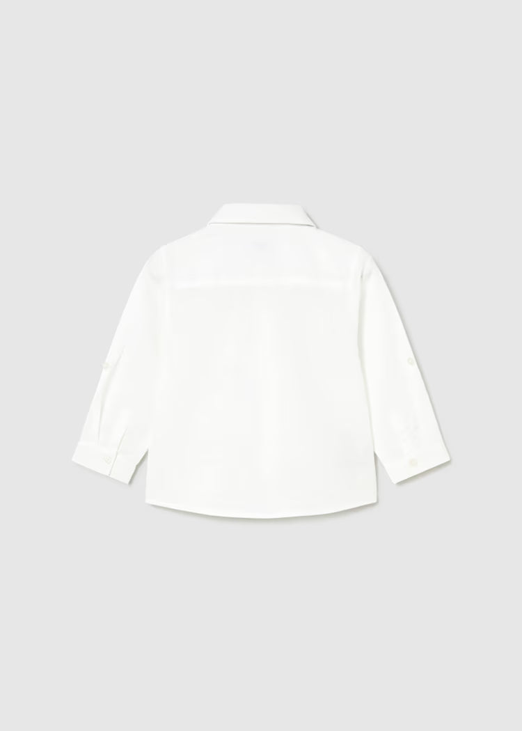 MAYORAL COTTON LINEN LS SHIRT
