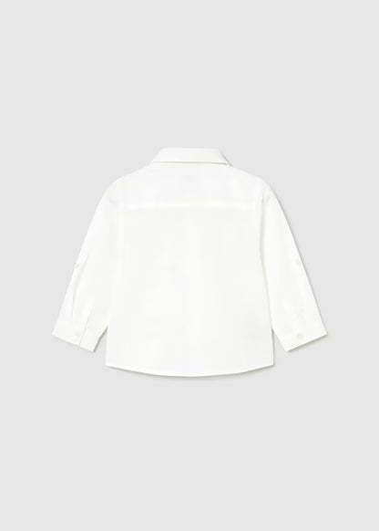 MAYORAL COTTON LINEN LS SHIRT