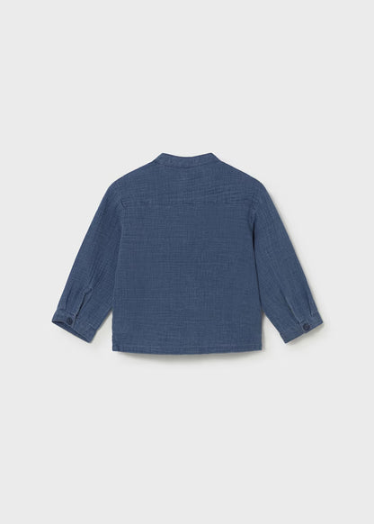 MAYORAL MAO COLLAR COTTON SHIRT