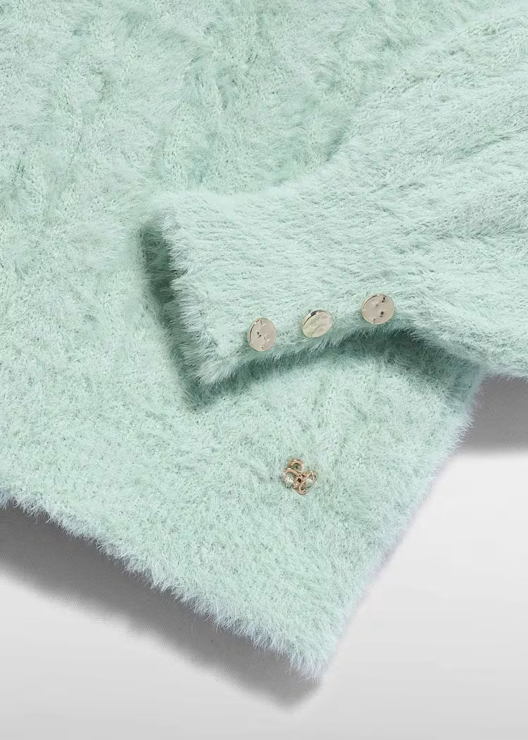 ABEL & LULA GIRLS FUR SWEATER