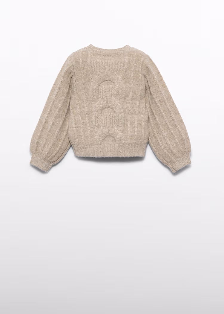 ABEL & LULA GIRLS CABLE-KNIT SWEATER