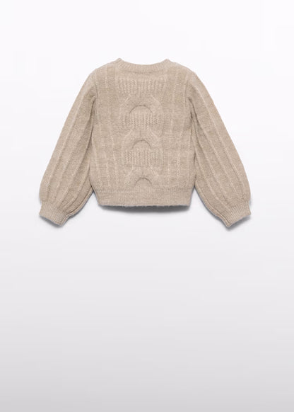 ABEL & LULA GIRLS CABLE-KNIT SWEATER