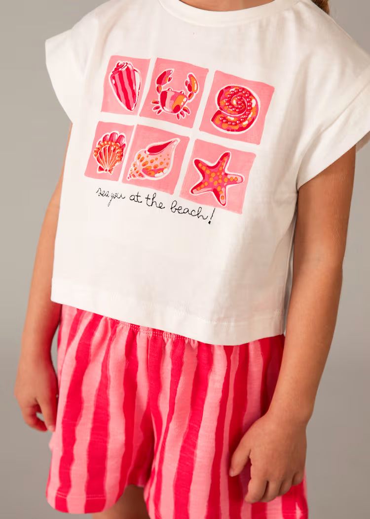 _MAYORAL PRINT SHORT SET