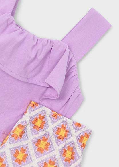 MAYORAL GIRLS SET TOP AND SHORTS