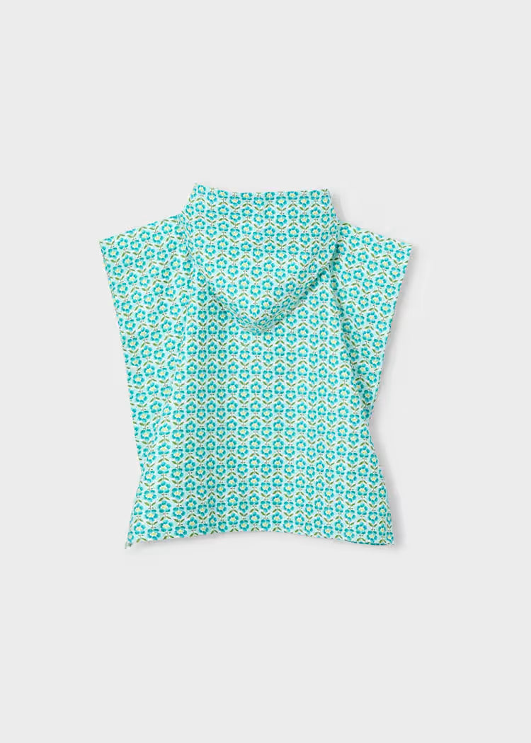 MAYORAL PRINTED BEACH TOWEL WITH HOOD