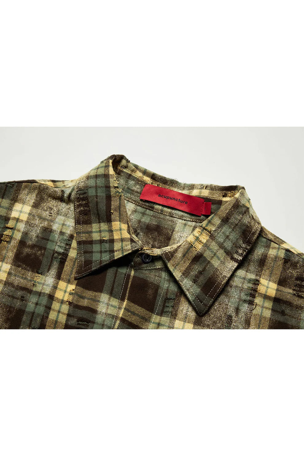 ACUPUNCTURE FASHION CHECK PUNKER SHIRT