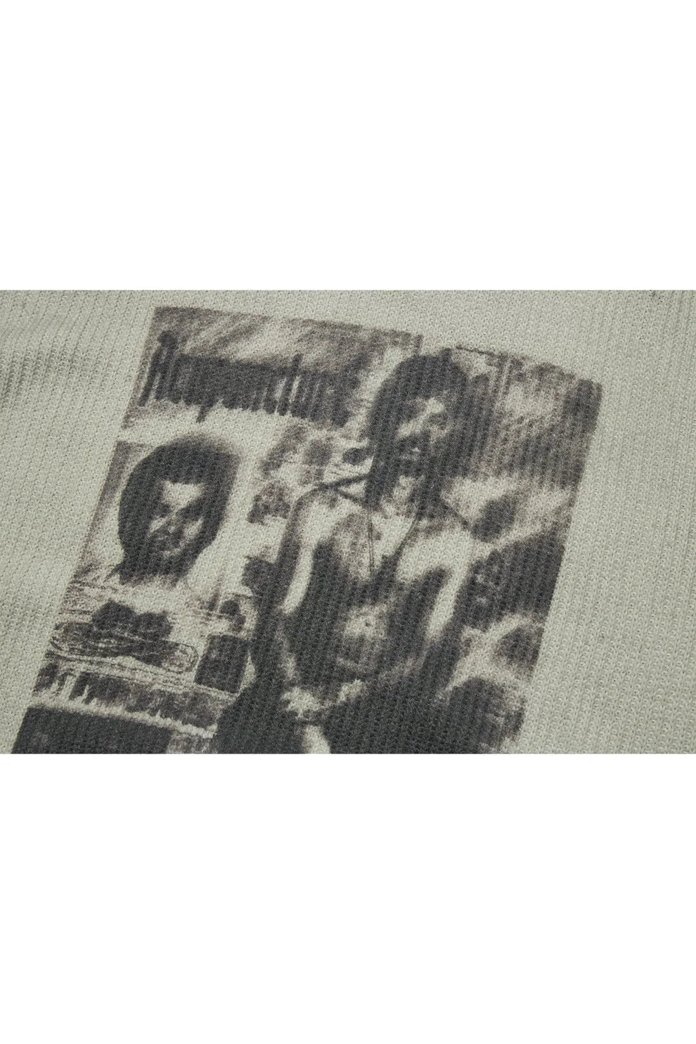 ACUPUNCTURE FASHION PUNKER KNITTED OVERSIZED SWEATER