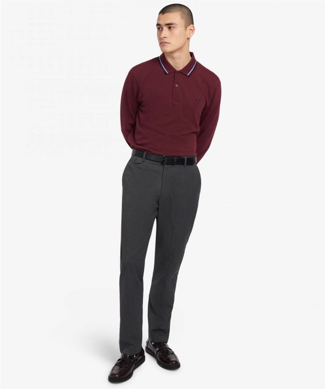 FRED PERRY LS TWIN TIPPED SHIRT