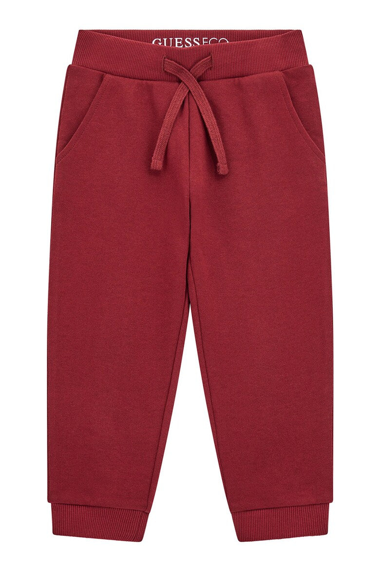 GUESS JEANS KIDS TRIANGLE LOGO JOGGERS