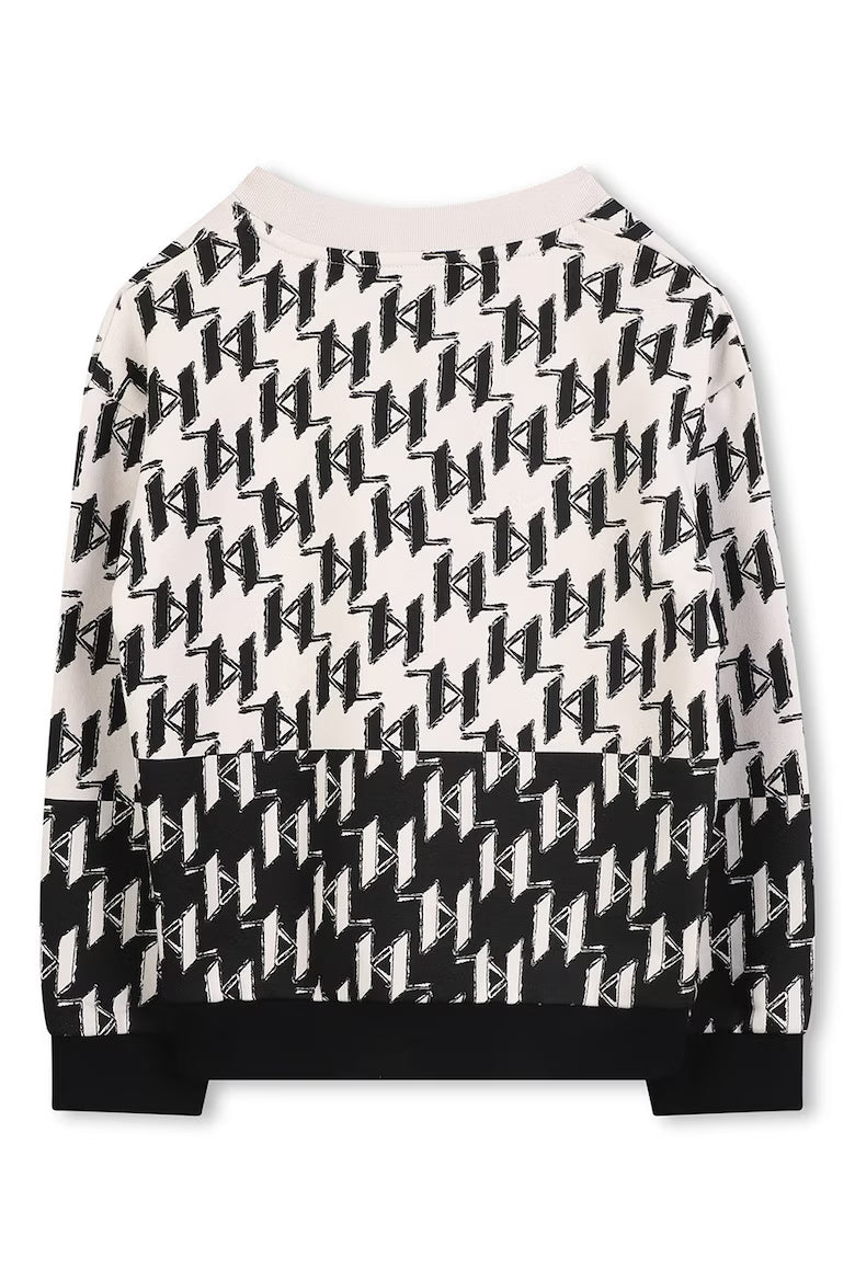 KARL LAGERFELD GRAPHIC PRINT SWEATSHIRT