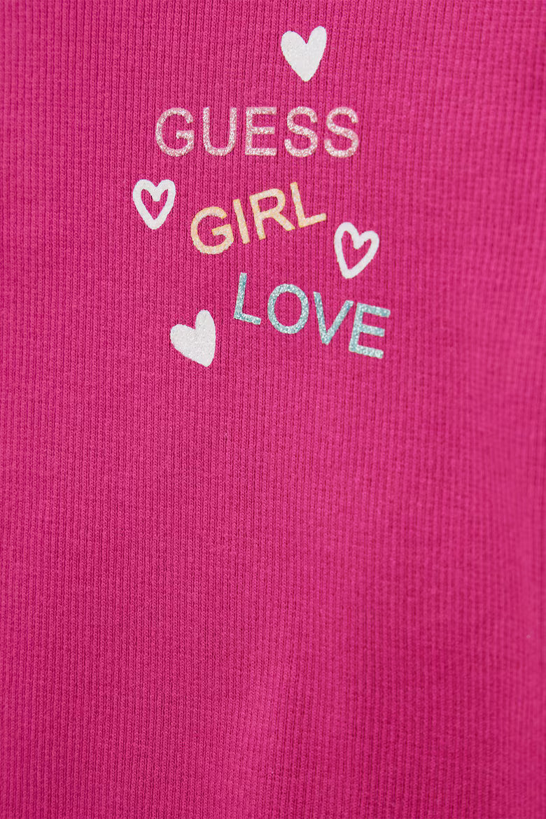 GUESS KIDS SET RIB T SHIRT & RIB SHORT