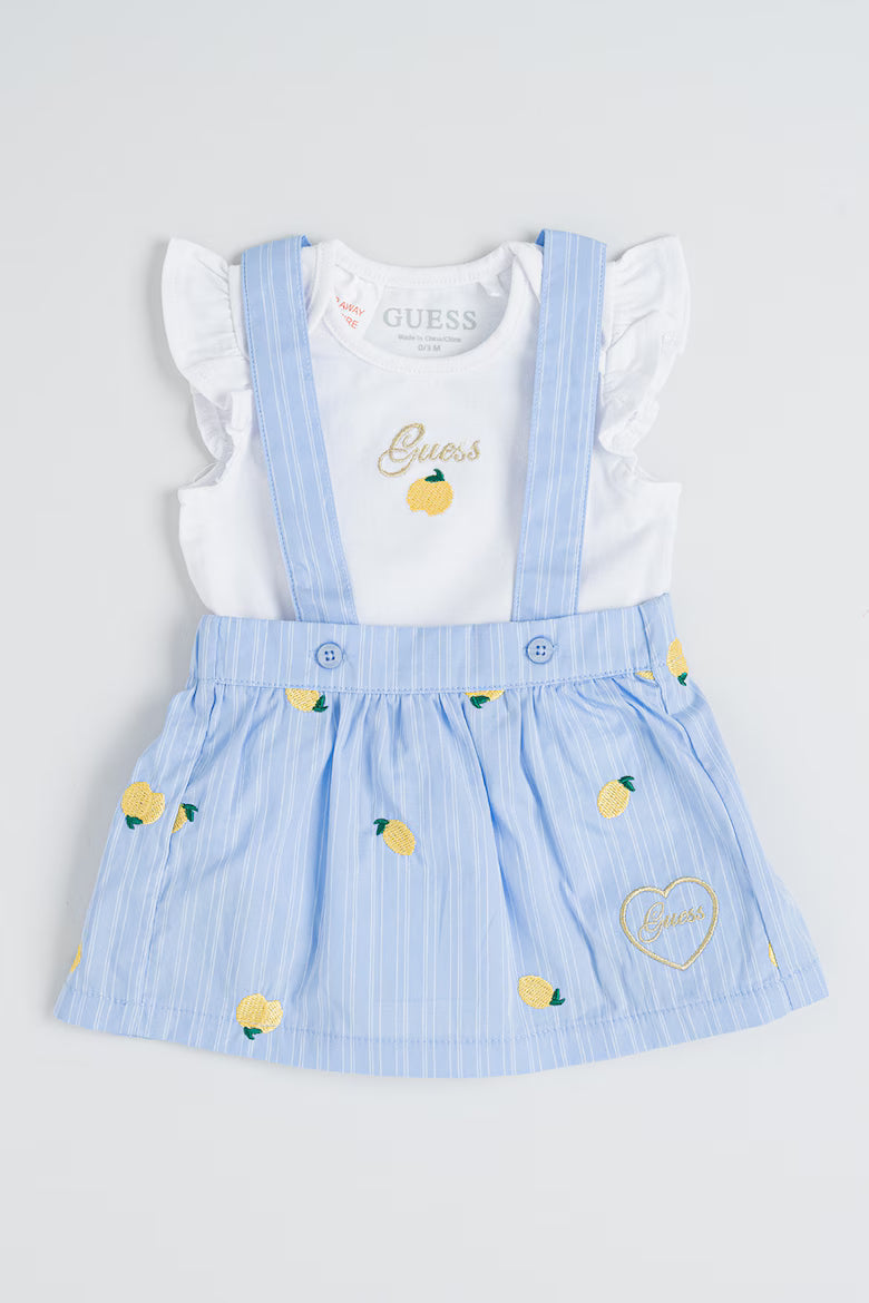 GUESS KIDS SET BODY & POPLIN SKIRTALL