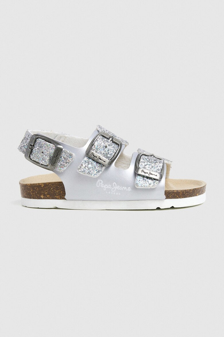PEPE JEANS KIDS OBAN STARS LEATHER SANDALS