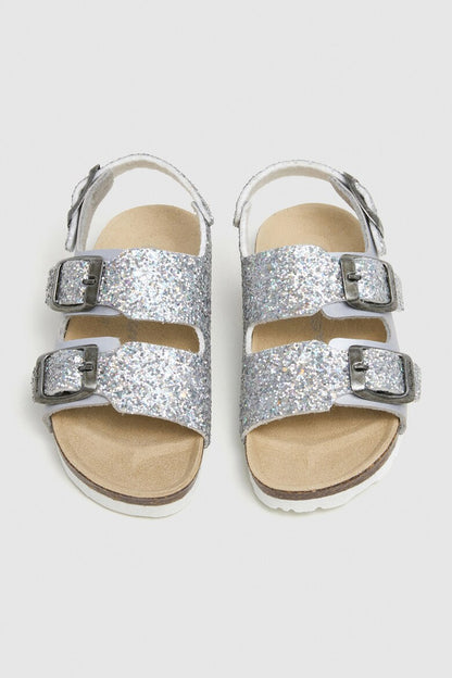 PEPE JEANS KIDS OBAN STARS LEATHER SANDALS
