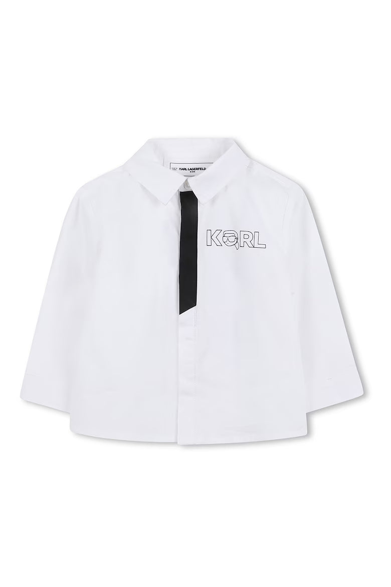 KARL LAGERFELD KIDS SHIRT AND TROUSER SET