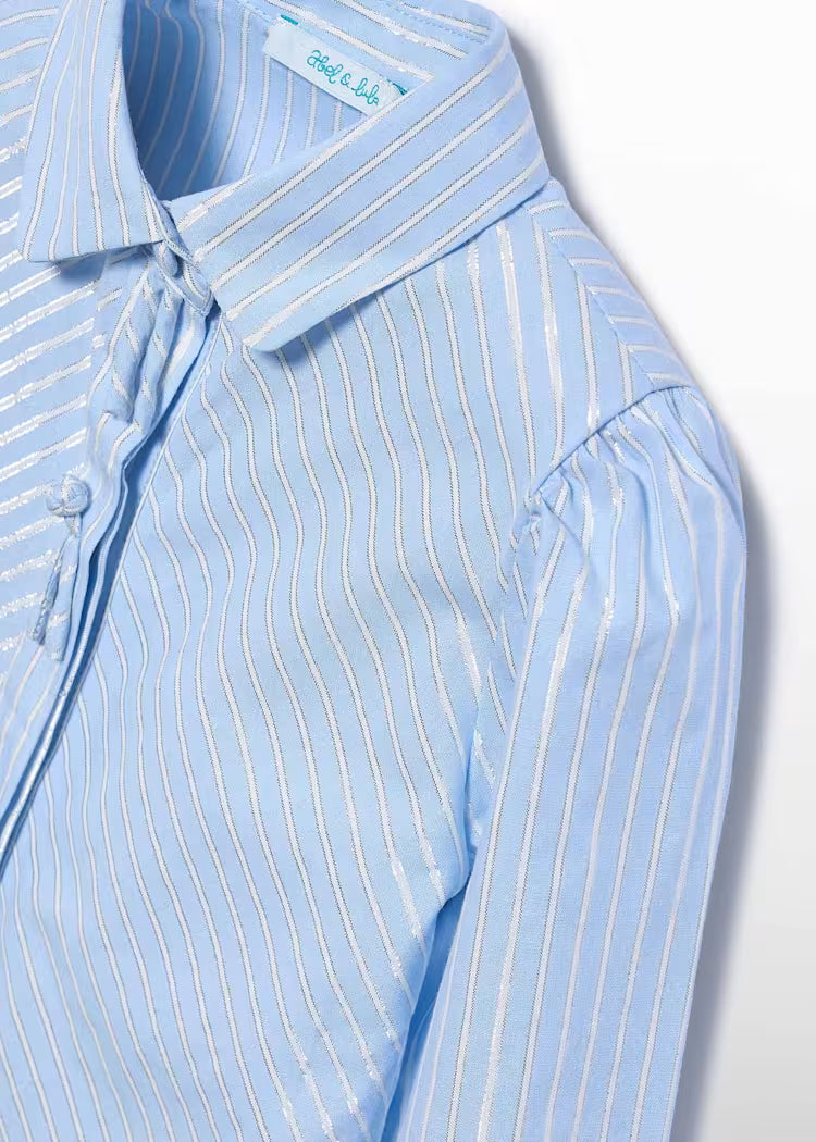 ABEL & LULA GIRLS STRIPED BLOUSE