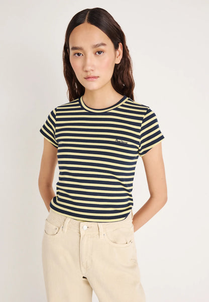 PEPE JEANS WOMAN MERIDA STRIPED T SHIRT