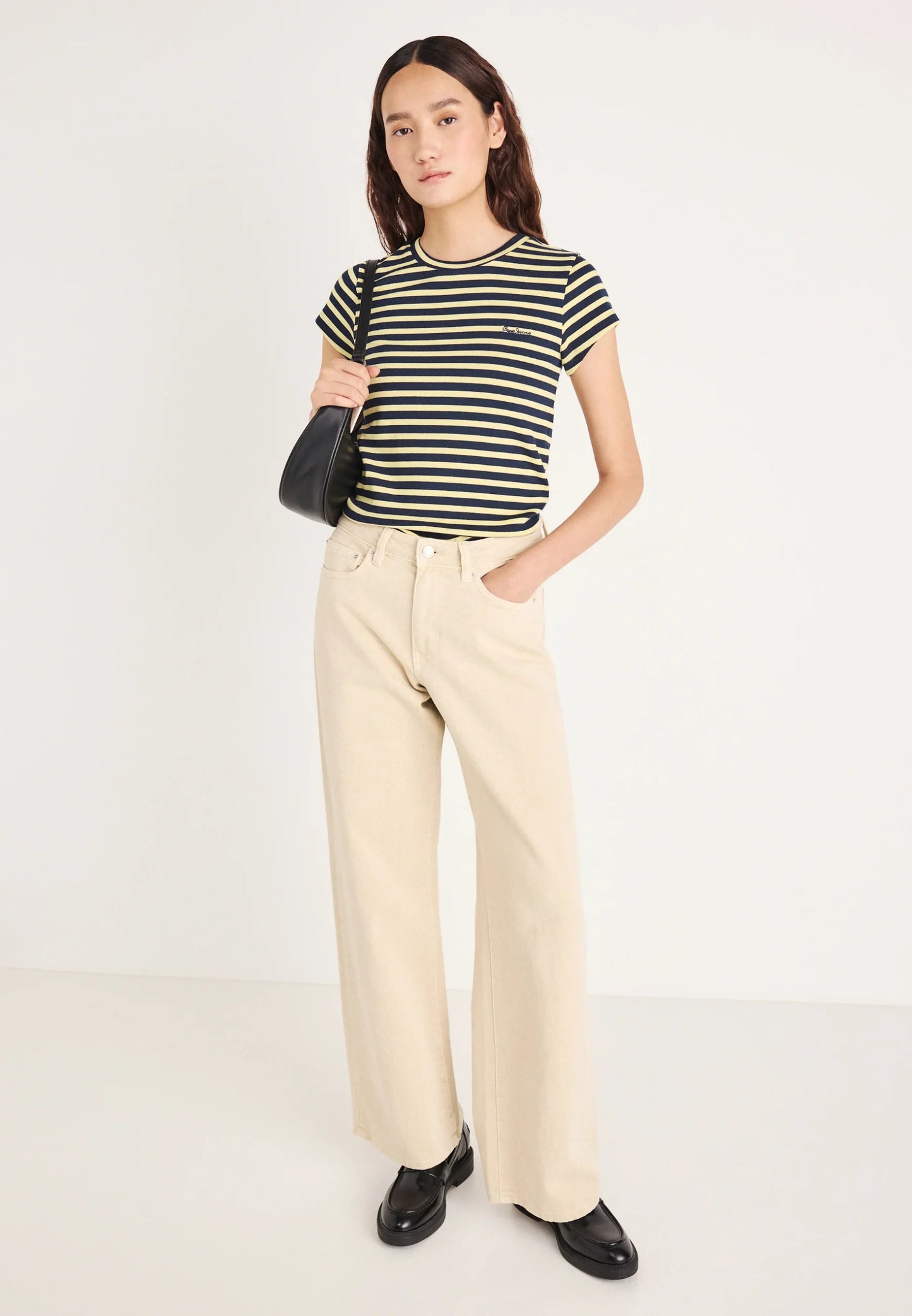 PEPE JEANS WOMAN MERIDA STRIPED T SHIRT