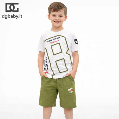 BEVERLY HILLS POLO CLUB KIDS SET T SHIRT & SHORT
