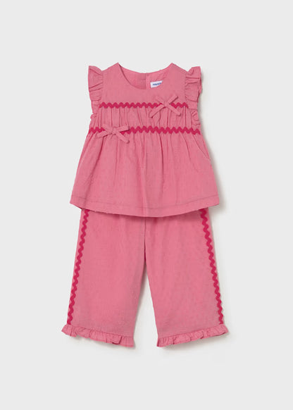 MAYORAL RUFFLED TROUSERS SET BABY