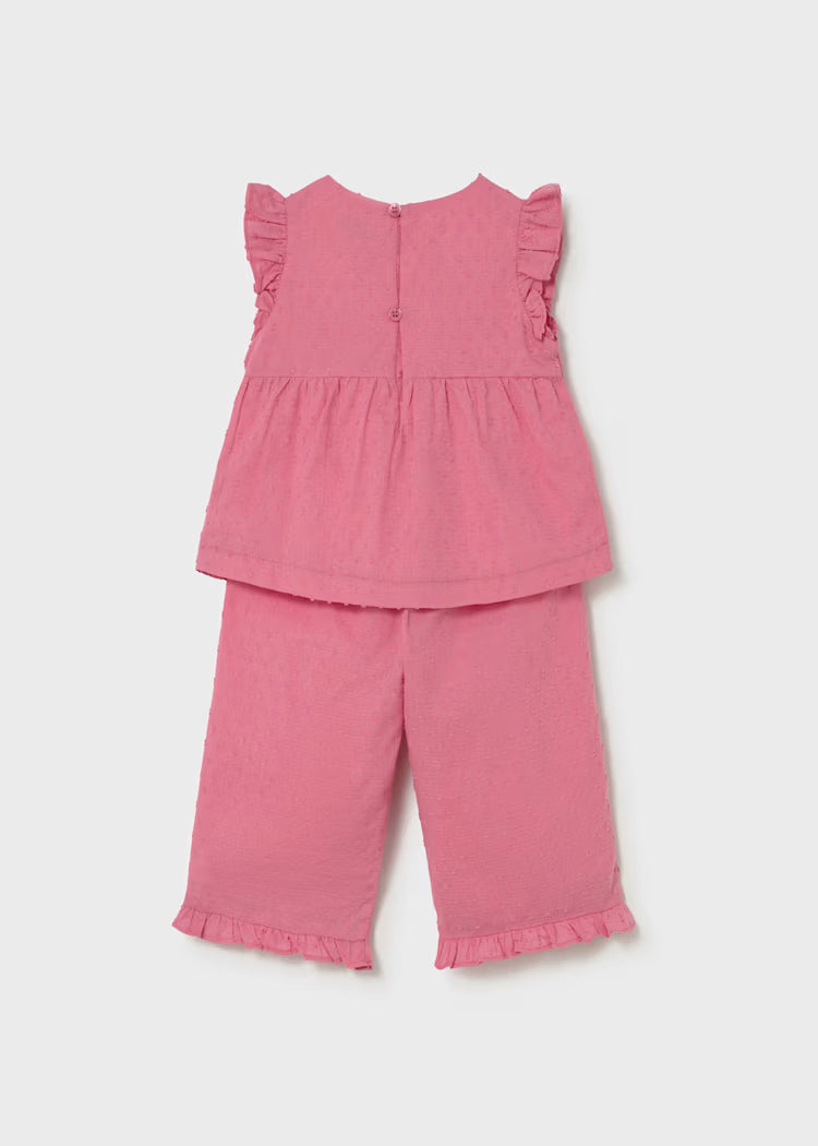 MAYORAL RUFFLED TROUSERS SET BABY