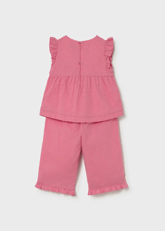 MAYORAL RUFFLED TROUSERS SET BABY
