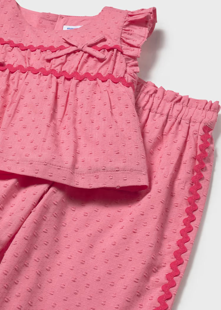 MAYORAL RUFFLED TROUSERS SET BABY