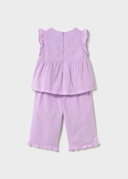 MAYORAL RUFFLED TROUSERS SET BABY