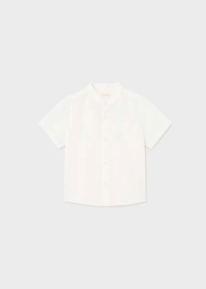 MAYORAL MAO COLLAR LINEN SHIRT