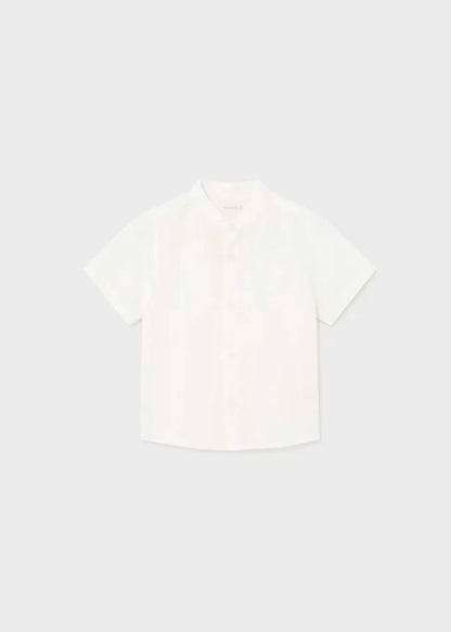 MAYORAL MAO COLLAR LINEN SHIRT