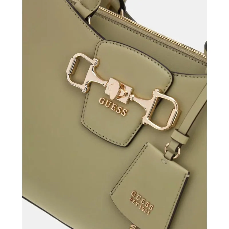 GUESS WOMAN JANIE SATCHEL HANDBAG