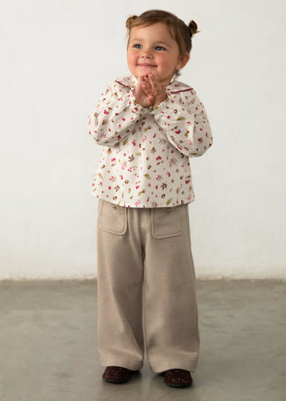 MAYORAL KIDS TWILL KNIT TROUSER