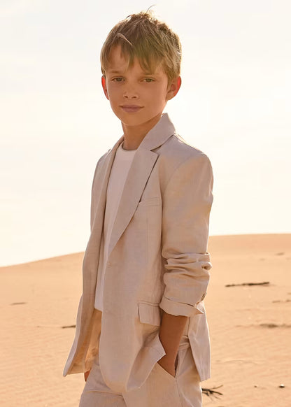 MAYORAL COTTON LINEN BLAZER