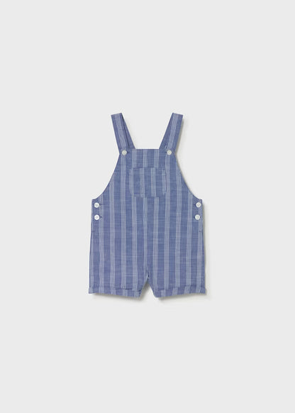 _MAYORAL LINEN STRIPED BABY ROMPER