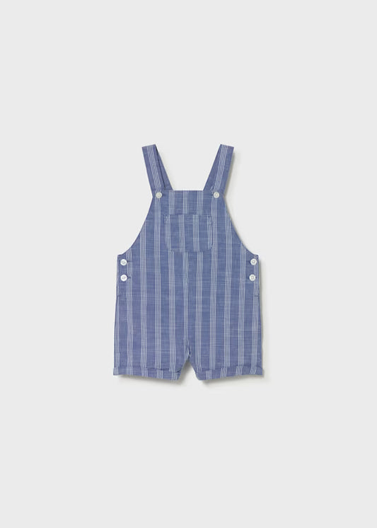 _MAYORAL LINEN STRIPED BABY ROMPER
