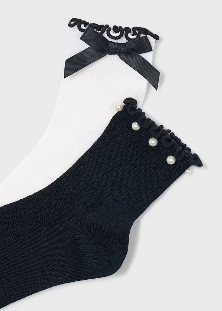 MAYORAL KIDS 2 PAIR SOCKS SET