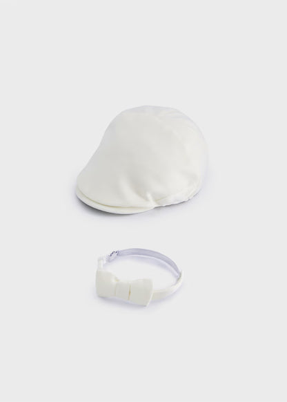 MAYORAL KIDS FLAT CAP & BOWTIE SET