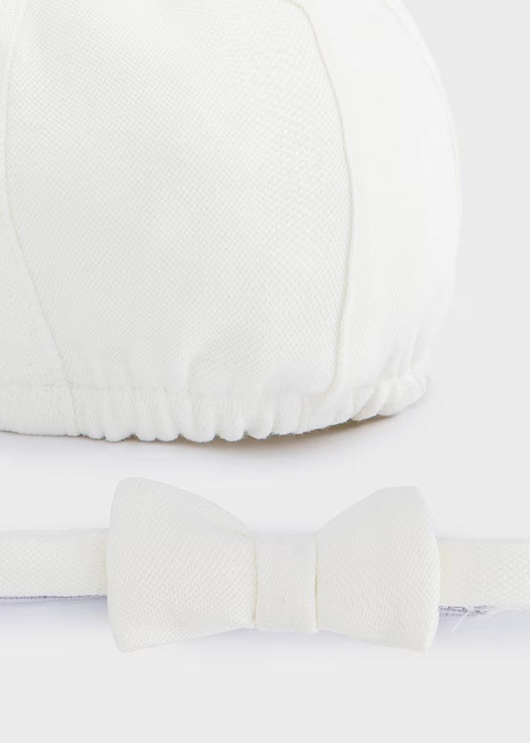 MAYORAL KIDS FLAT CAP & BOWTIE SET