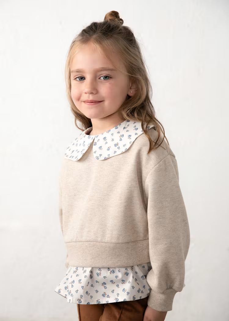 MAYORAL GIRL'S LEGGINGS AND BLOUSE SET