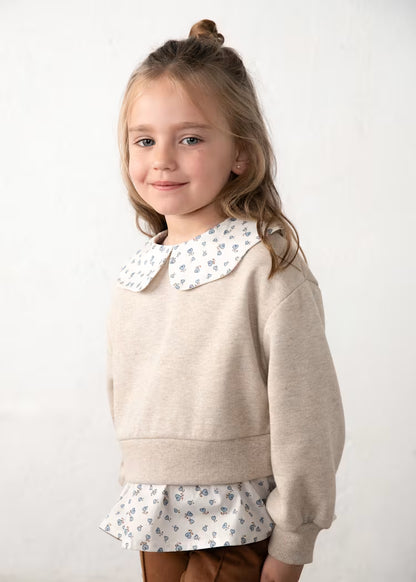 MAYORAL GIRL'S LEGGINGS AND BLOUSE SET
