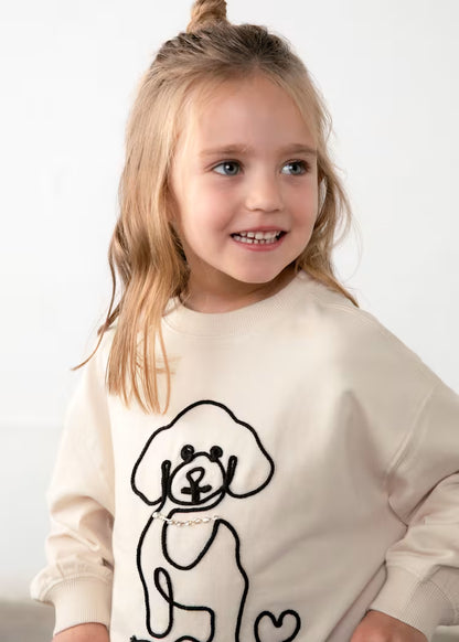 MAYORAL GIRL'S SWEATSHIRT LEGGINGS SET