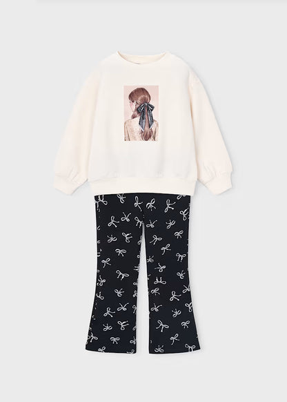 MAYORAL GIRLS SWEATSHIRT LEGGINS SET